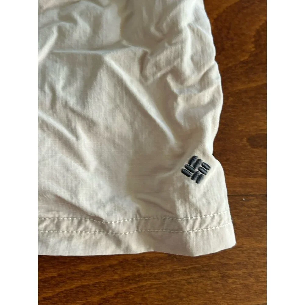 Columbia Omni-Shade Skort/Skirt with Shorts - Stretch +‎ Pockets Beige Size 10